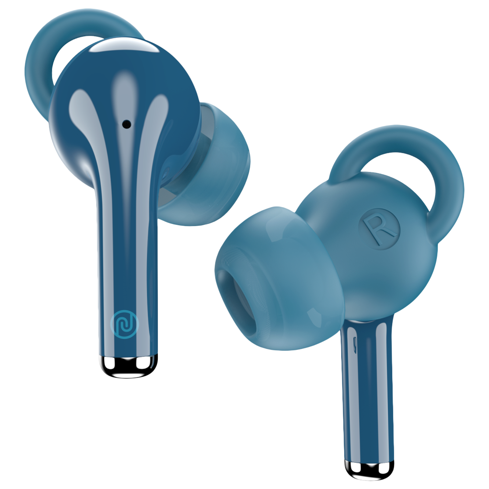 noise Bare Buds TWS Earbuds with Environmental Noise Cancellation IPX5 Water Resistant 9mm Speaker Driver Bare Blue